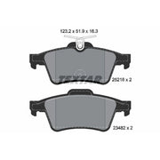 Textar Rear Brake Pad Set 2521801