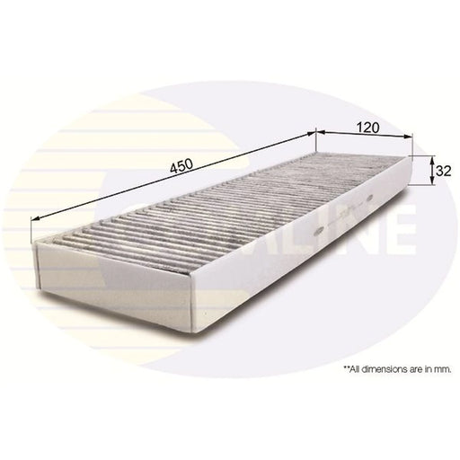 Comline Cabin Air Filter (Pollen Filter) EKF180A