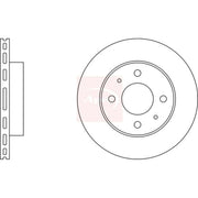 Apec 2 x Vented Front Brake Discs DSK226