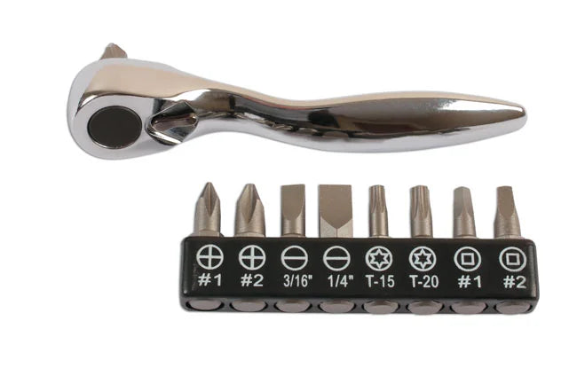 Laser Tools Micro Bit Driver Set 10pc - PL