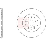 Apec 2 x Vented Front Brake Discs DSK2410