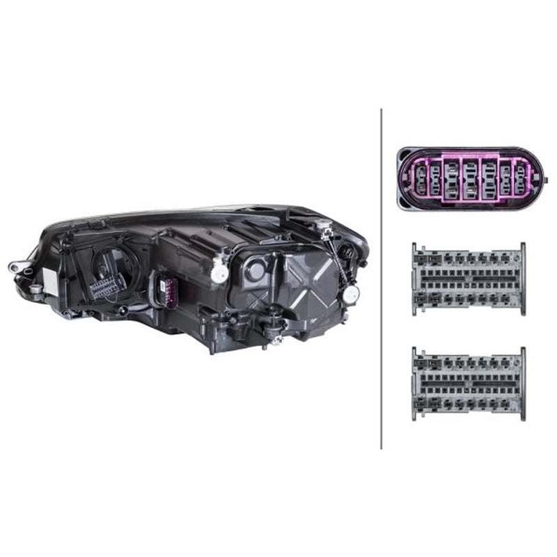 Hella Headlight Headlamp LED Right 1ZX 013 924-261