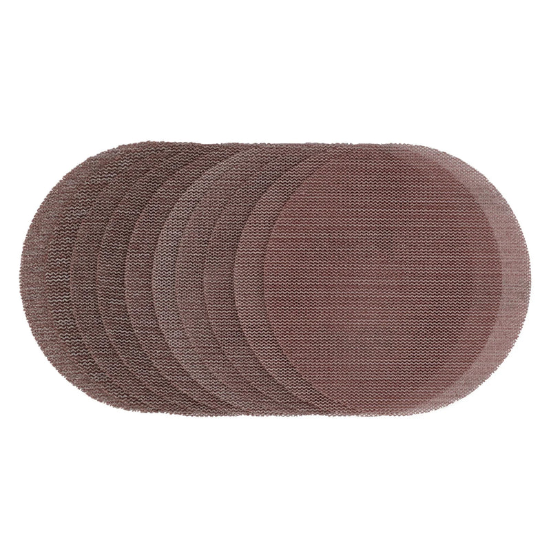 Draper Expert Mesh Sanding Discs 125mm Assorted Grit Pack of 10