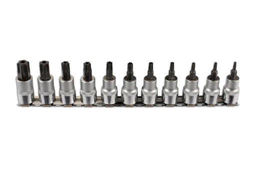Laser Tools Tamperproof Star Socket Bit Set 3/8"D 11pc - PL