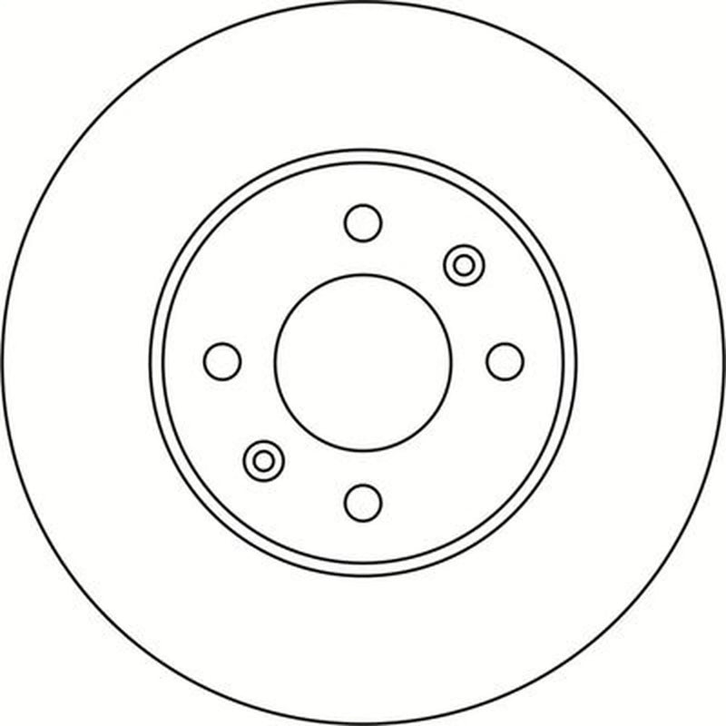 Abtex 2 x Vented Front Brake Discs BD2186V