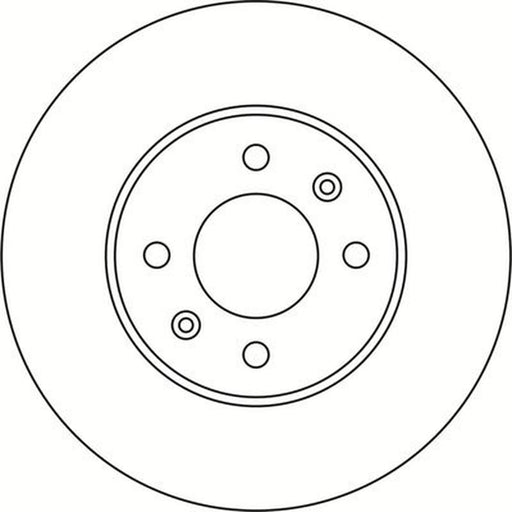 Abtex 2 x Vented Front Brake Discs BD2186V
