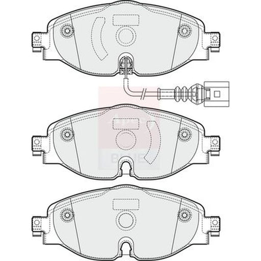 Apec Front Brake Pad Set PD3365