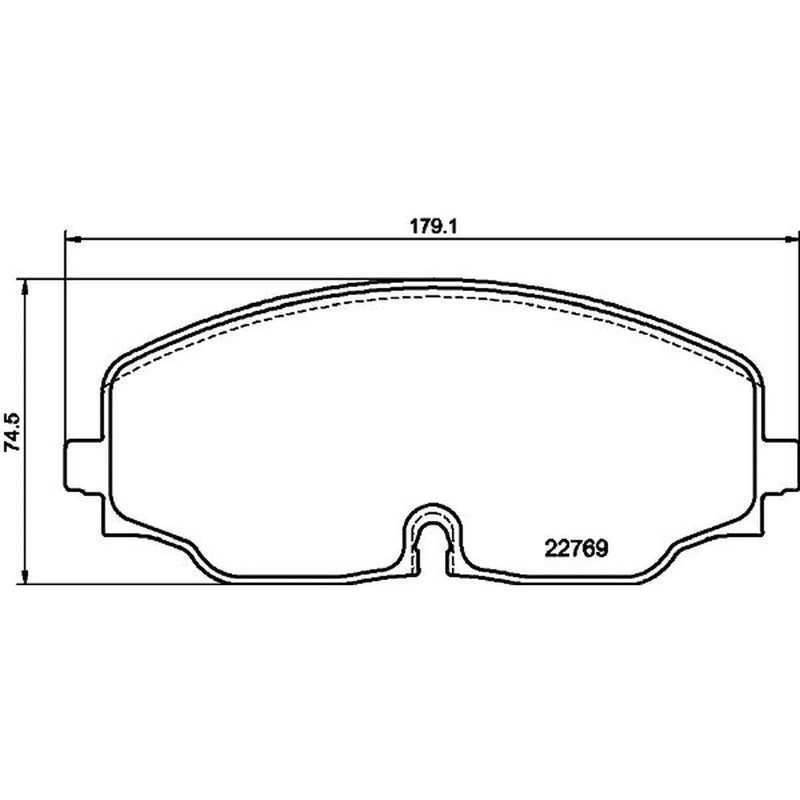 DON Brake Pad Set PCP1628