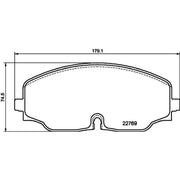 Mintex Front Brake Pad Set MDB4106