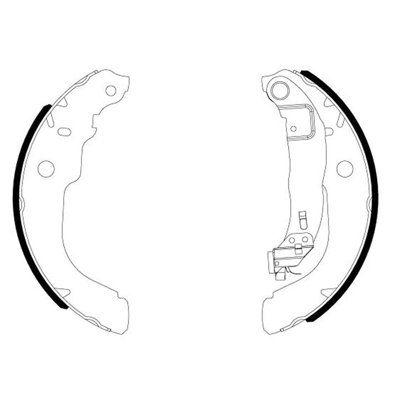 Textar Brake Shoe Set Axle Kit 91084300