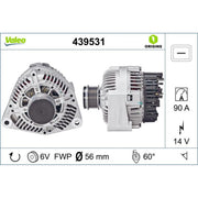 Valeo Car Alternator 12V 439531