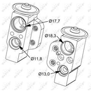 NRF Air Conditioning Expansion Valve 38476