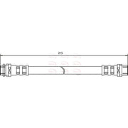 Apec Brake Hydraulic Hose Line Rear HOS3379