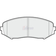 Fahren Front Brake Pad Set FBP3642