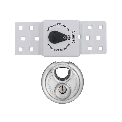 ABUS Mechanical 142 Series Sliding Door Van Lock & 26/70mm Diskus® Padlock