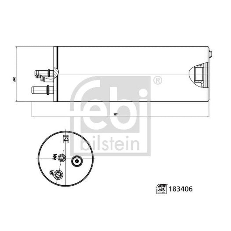 Febi Fuel Filter Element 183406
