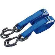 Draper Ratcheting Tie Down Straps 2.5m x 25mm 125kg (2 Piece)