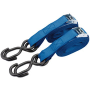 Draper Ratcheting Tie Down Straps 5.0m x 25mm 125kg (2 Piece)