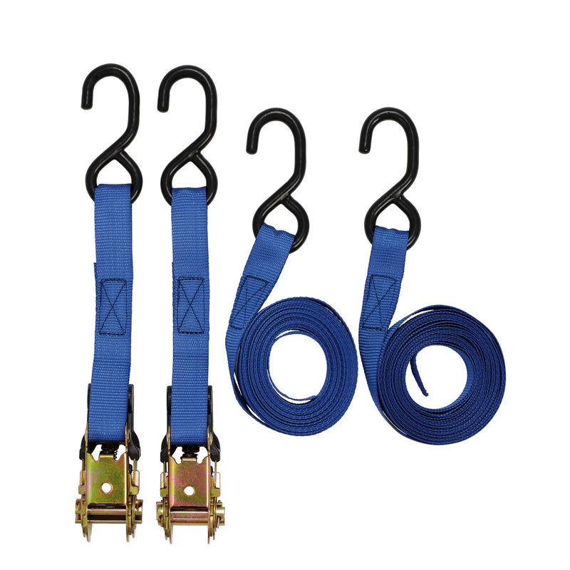 Draper Ratcheting Tie Down Straps 5m x 25mm 250kg (4 Piece)