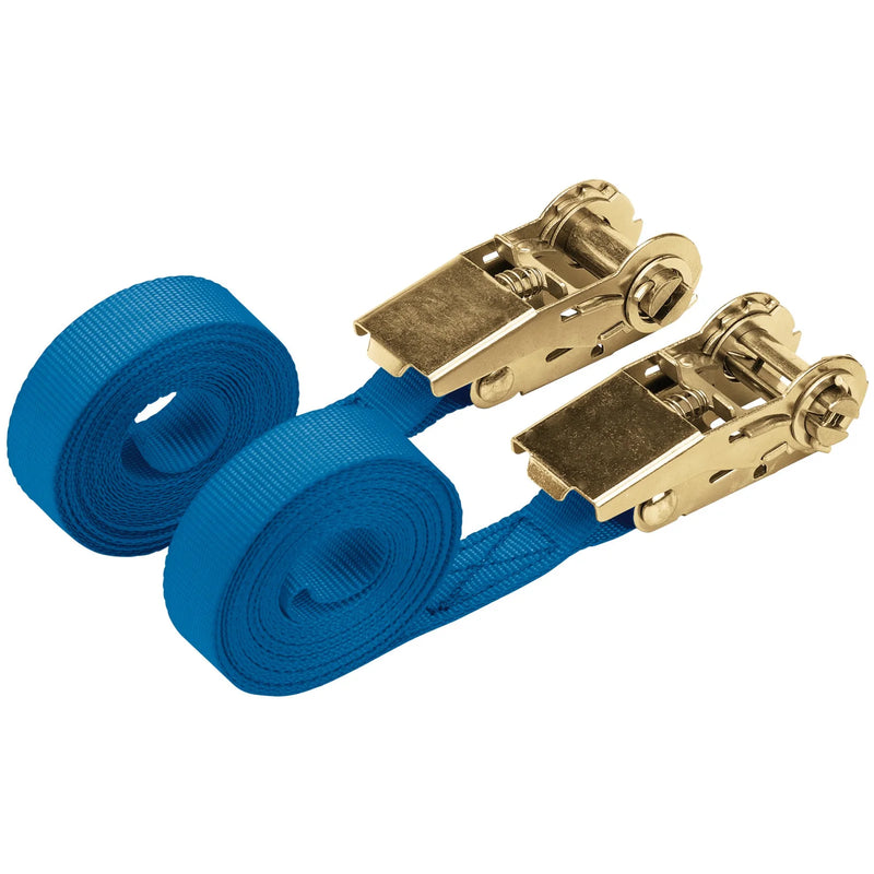 Draper Ratcheting Tie Down Straps 4.5m x 25mm 250kg (2 Piece)