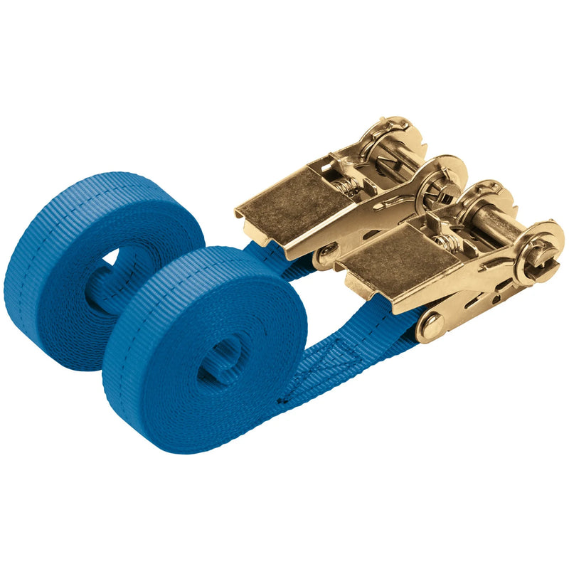 Draper Ratcheting Tie Down Straps 4.5m x 25mm 400kg (2 Piece)