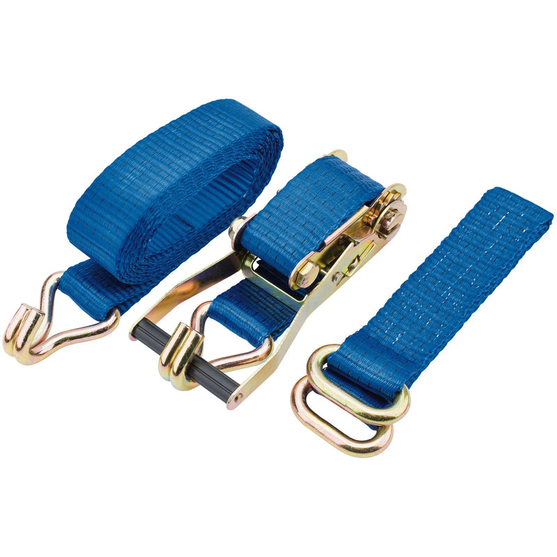 Draper Ratcheting Vehicle Tie Down Straps 3m x 50mm 2250kg