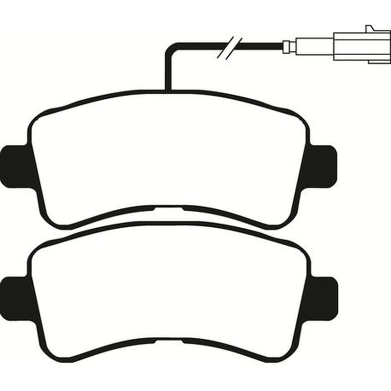 Abtex Rear Brake Pad Set PLU2365