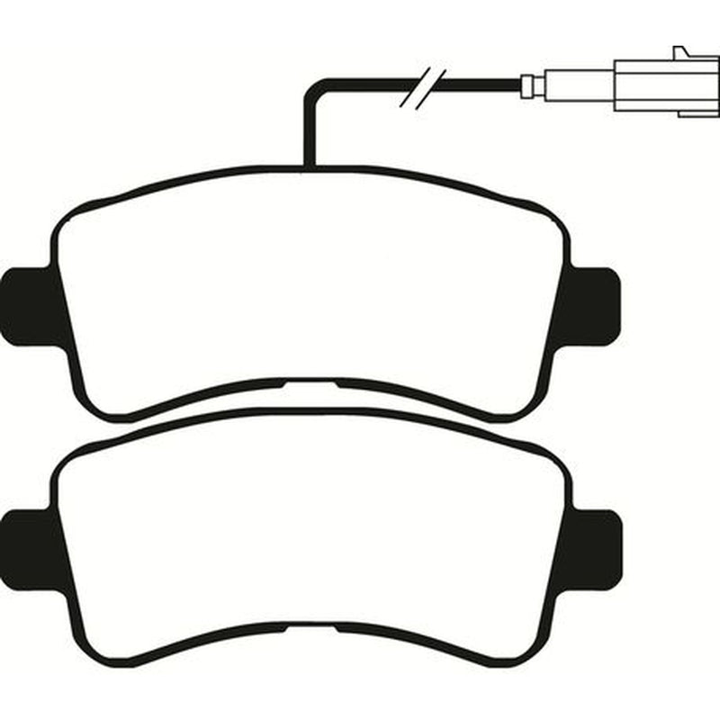 Abtex Rear Brake Pad Set PLU2365