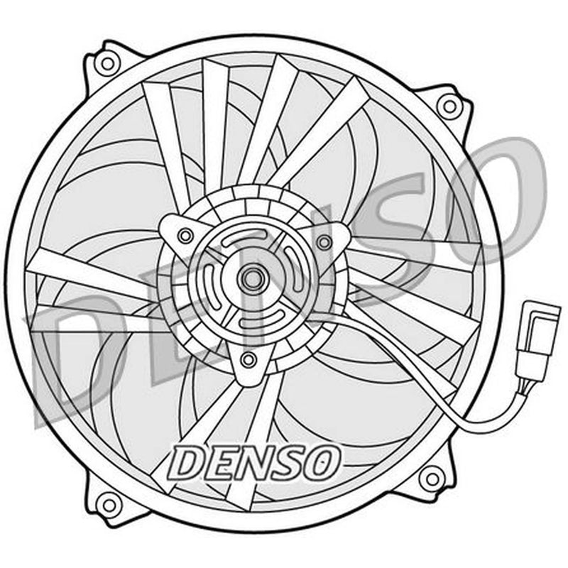 Denso Engine Cooling Fan DER21015