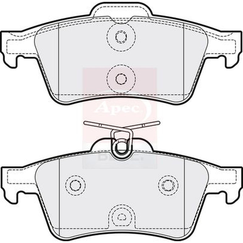 Apec Rear Brake Pad Set PD3277