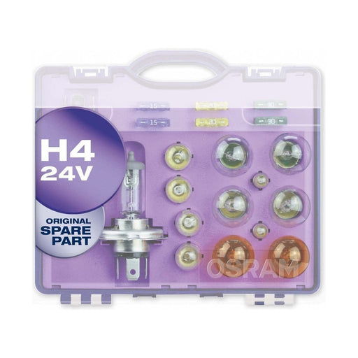 Osram CLKH424V lamp kit, 24V H4, 12 lamps, 3 flat fuse, in in a box Osram  - Town Parts