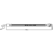 Abtex Brake Hydraulic Hose Line Rear Right ABH1216R