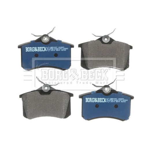 Borg & Beck 4 x Rear Brake Pad Set BBP2997