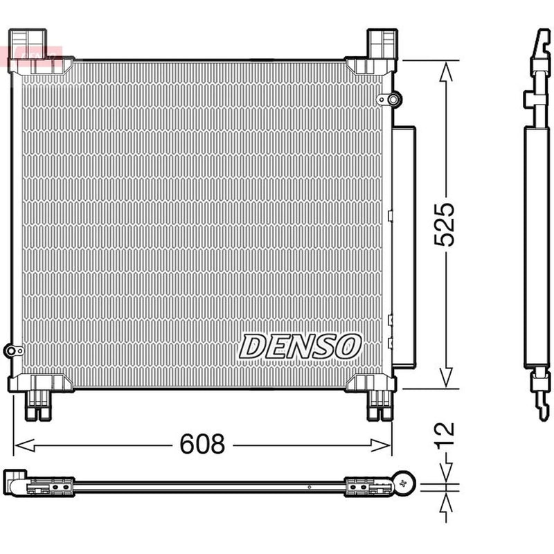Denso Air Conditioning Condenser DCN50050