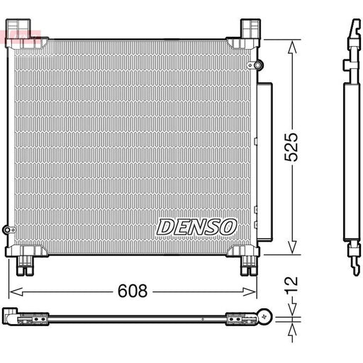 Denso Air Conditioning Condenser DCN50050