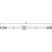 Apec Brake Hydraulic Hose Line Rear HOS3417