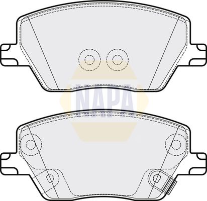 NAPA Front & Rear Pads fits FIAT