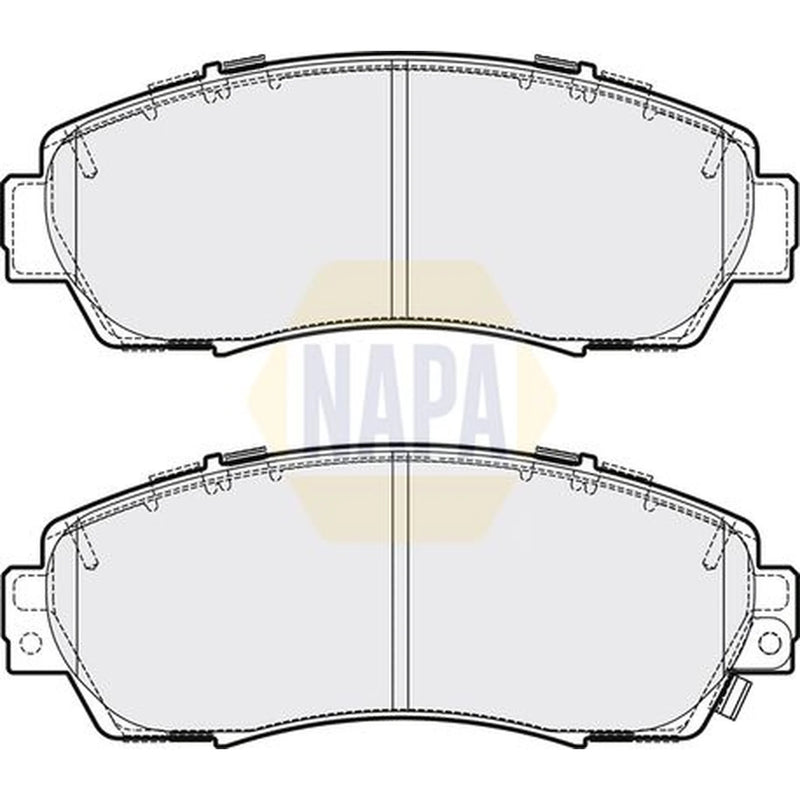 NAPA Front Brake Pad Set NBP1633