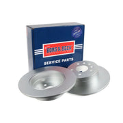 Borg & Beck 2 x Rear Brake Discs BBD5084