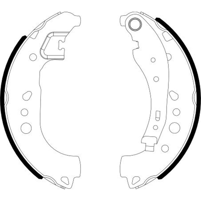 Mintex Brake Shoe Set Axle Kit MFR734