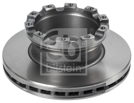 Febi 2 x Brake Disc Set Internally Vented Rear