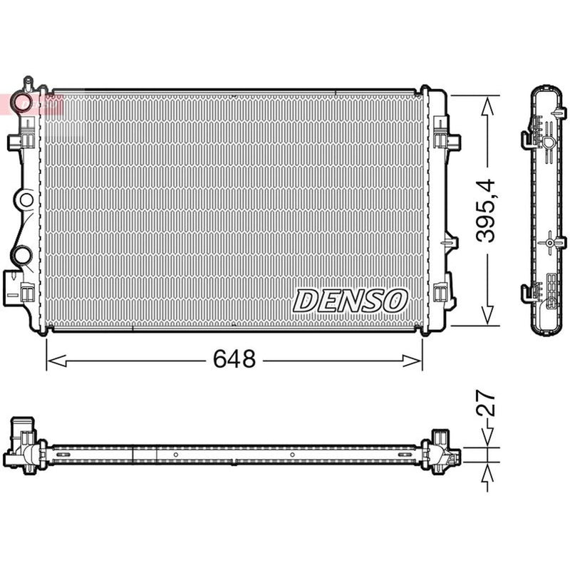 Denso Engine Radiator DRM32051
