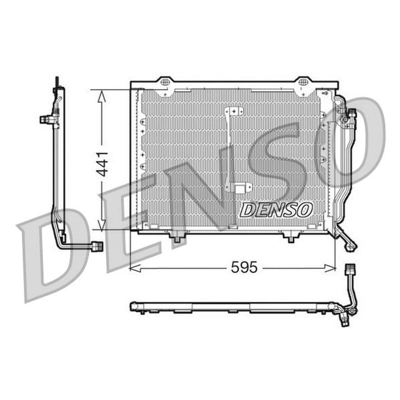Denso Air Conditioning Condenser DCN17012