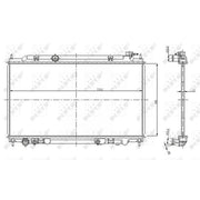 NRF Engine Radiator 56080