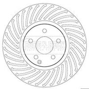 Borg & Beck 2 x / Front Brake Discs BBD5811S