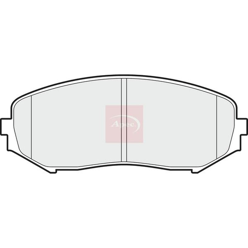 Apec Front Brake Pad Set PAD1596