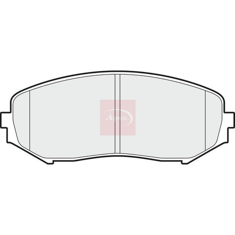 Apec Front Brake Pad Set PAD1596