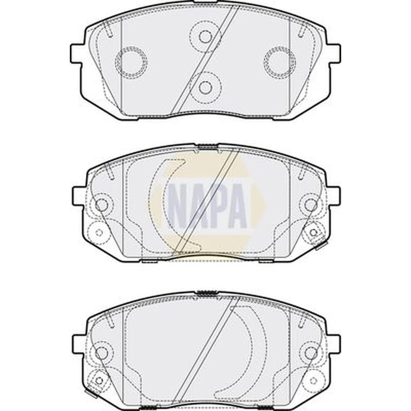 NAPA Front Brake Pad Set NBP1340