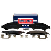 Borg & Beck 4 x Front Brake Pad Set BBP2406
