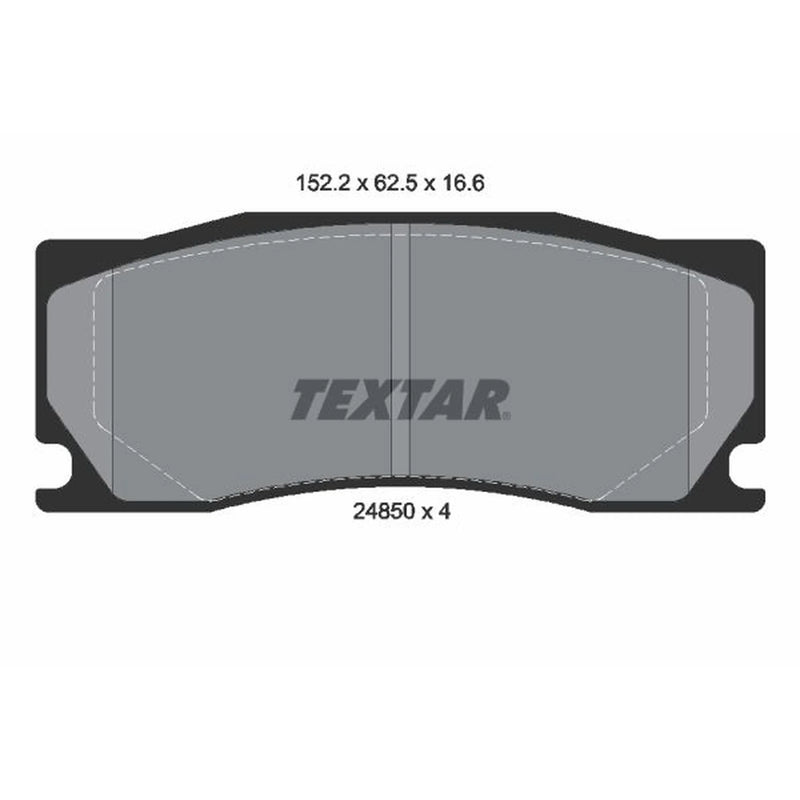 Textar Front Brake Pad Set 2485001